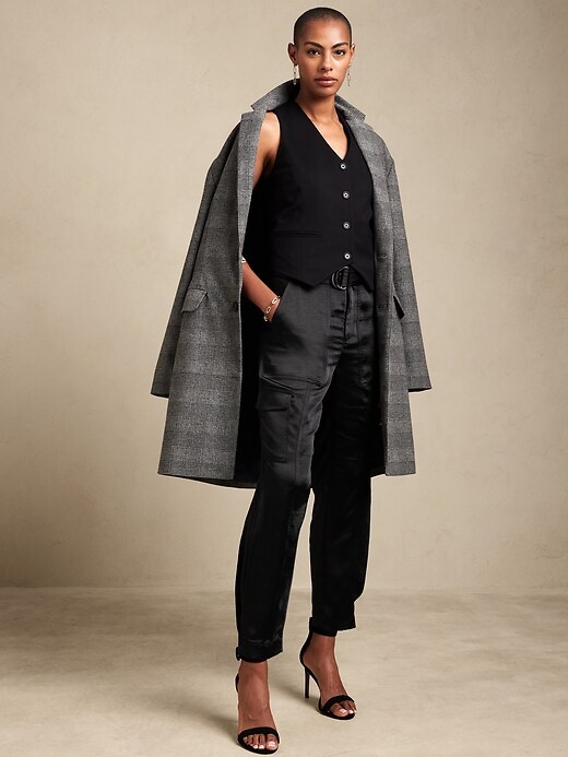 Prado Satin Cargo Pant Banana Republic Factory