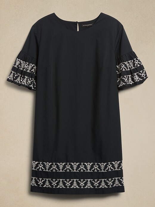 Image number 4 showing, Embroidered Shift Dress