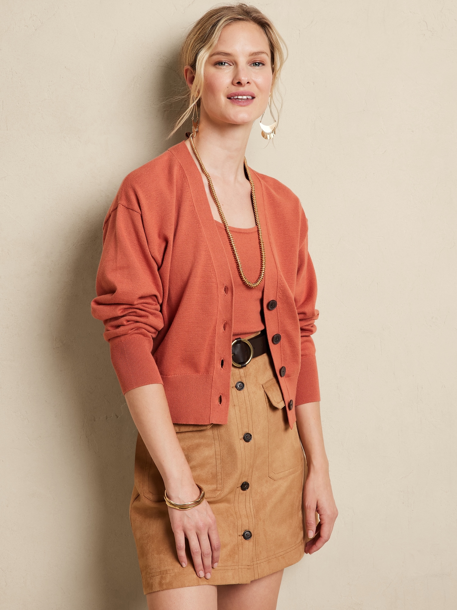 Short Cardigan | Banana Republic Factory