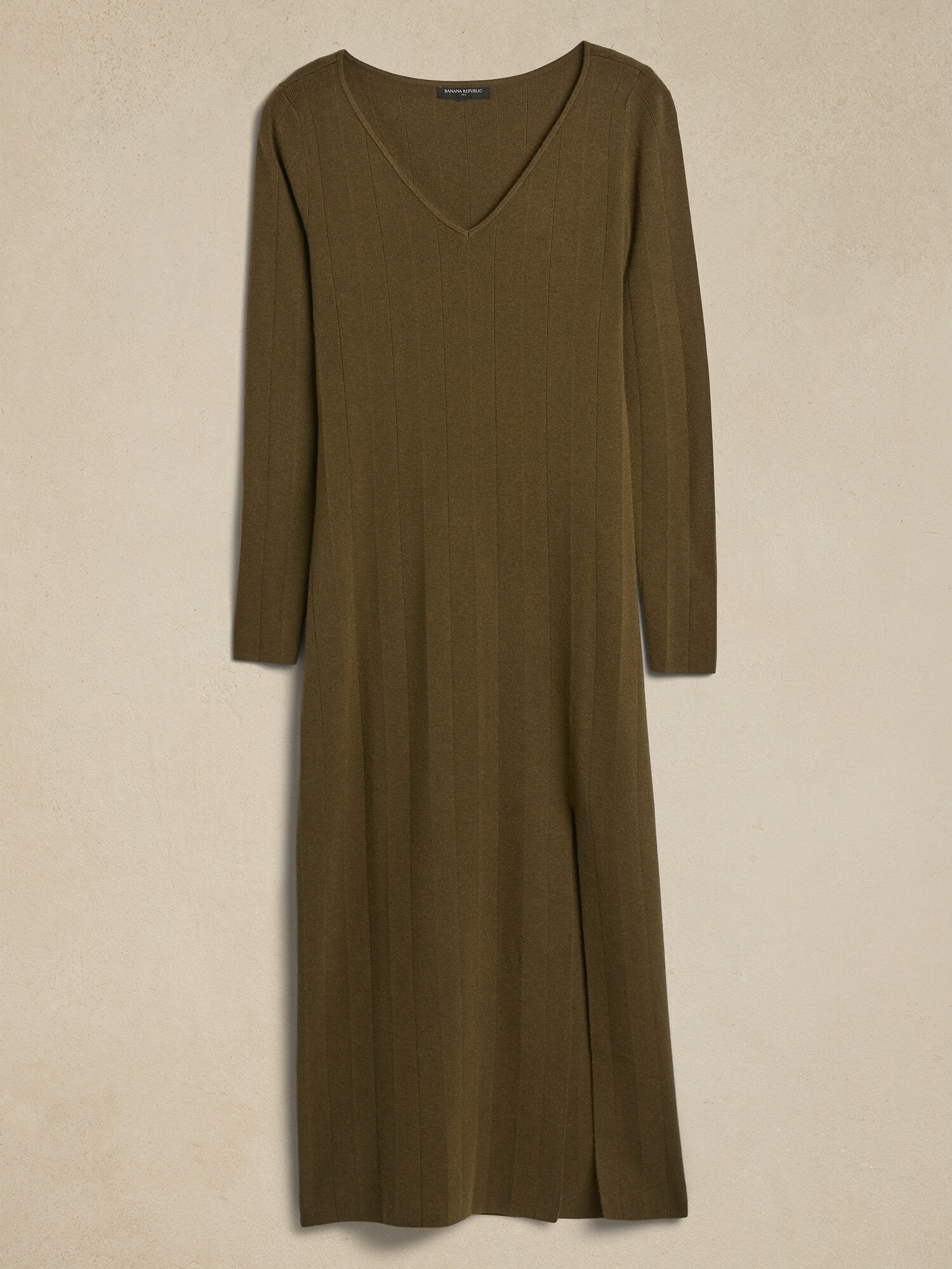 Ribbed Maxi Sweater Dress Banana Republic Factory
