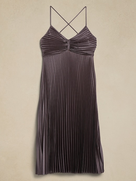 Image number 4 showing, Solaire Pleated Midi Dress