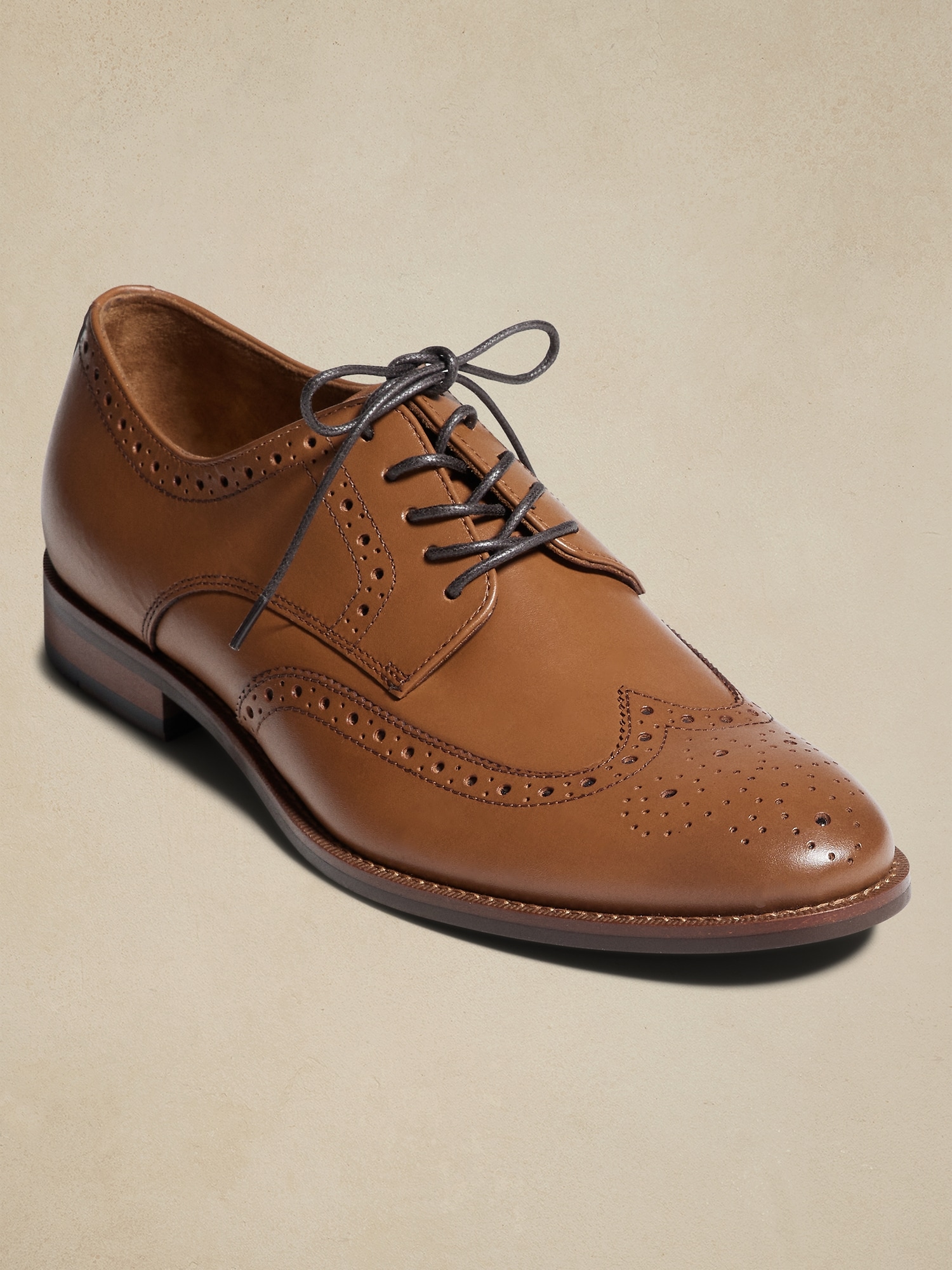 Tan Leather Brogue Shoes | Tan Brown Wedding Shoes | Mens Tweed Suits-calidas.vn