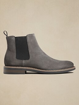 Chelsea Suede Boot Banana Republic Factory