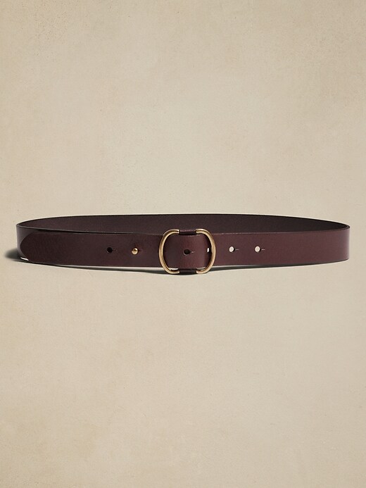 Double-Framed Leather Belt