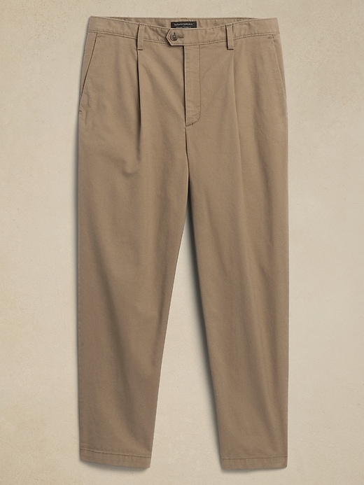Image number 4 showing, Relaxed-Tapered Pleated Chino
