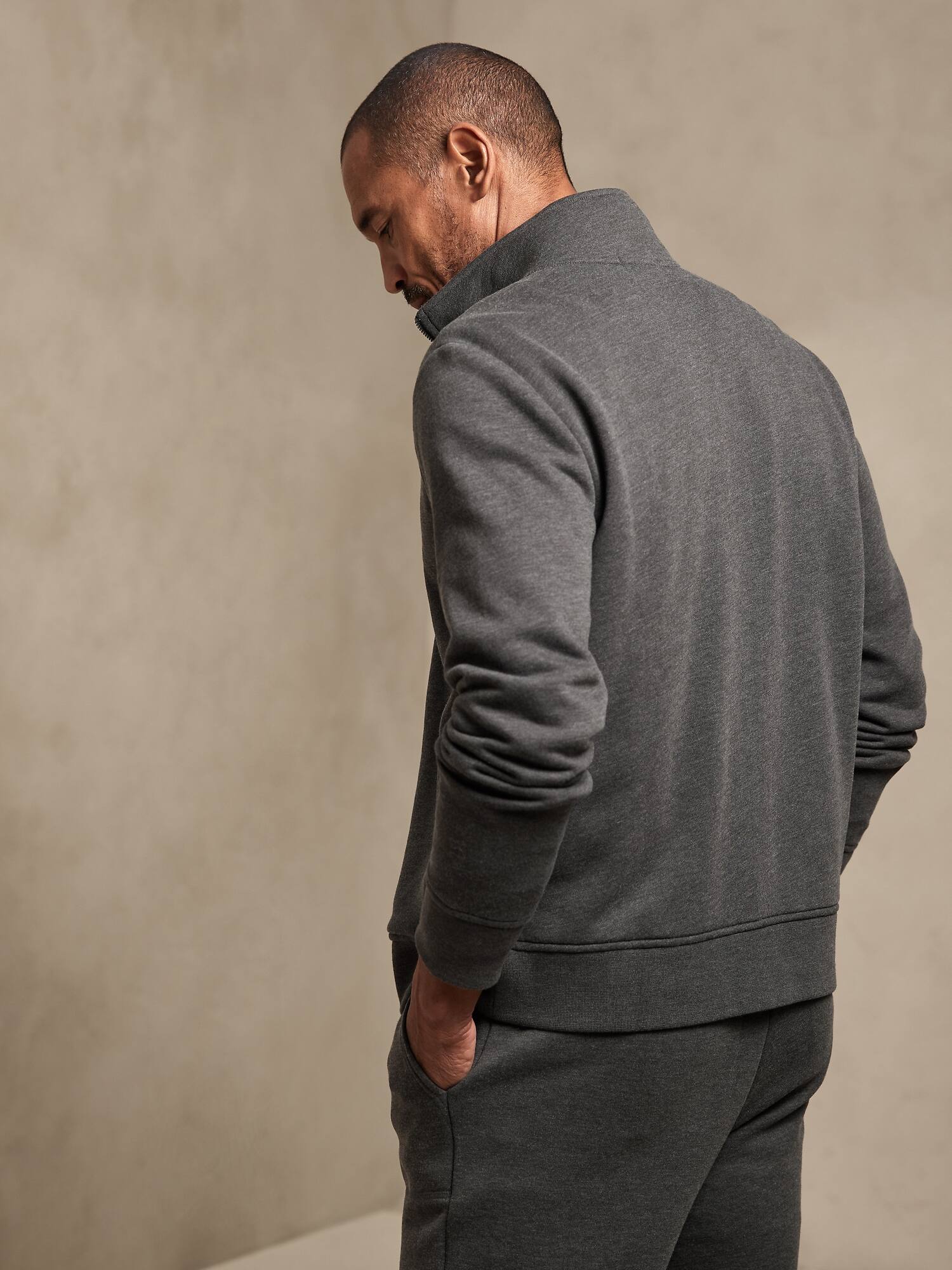 Clean Fleece Jacket Banana Republic Factory