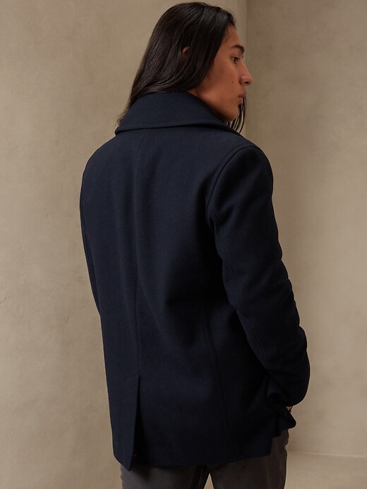 Malone Wool Peacoat | Banana Republic Factory