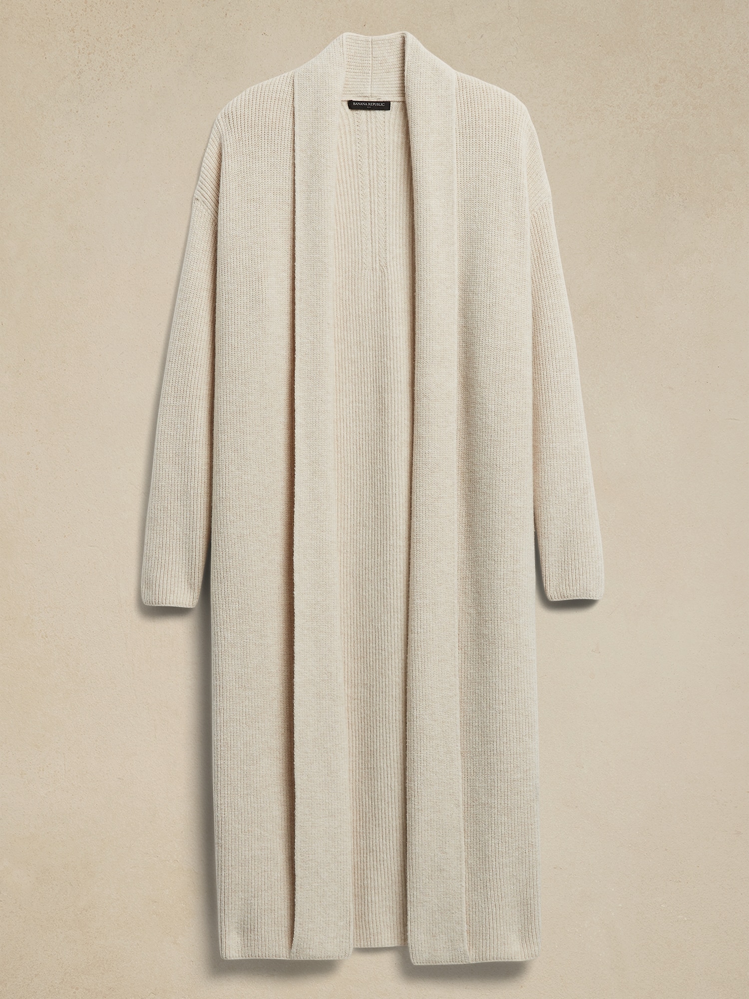 Extra Long Ribbed Duster