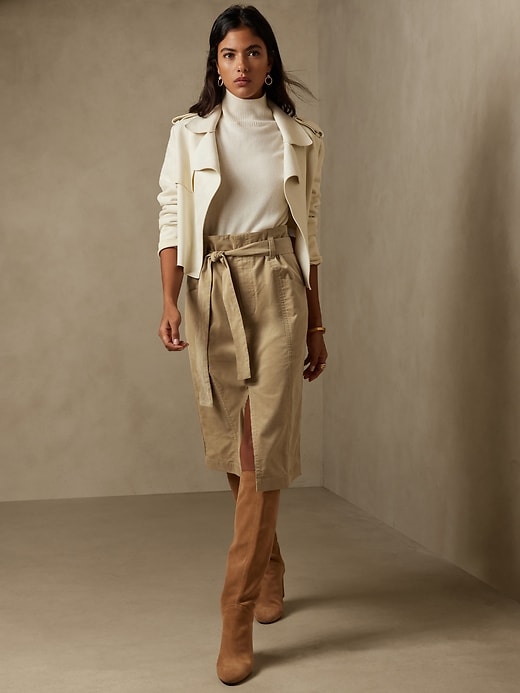 Corduroy Midi Skirt | Banana Republic Factory