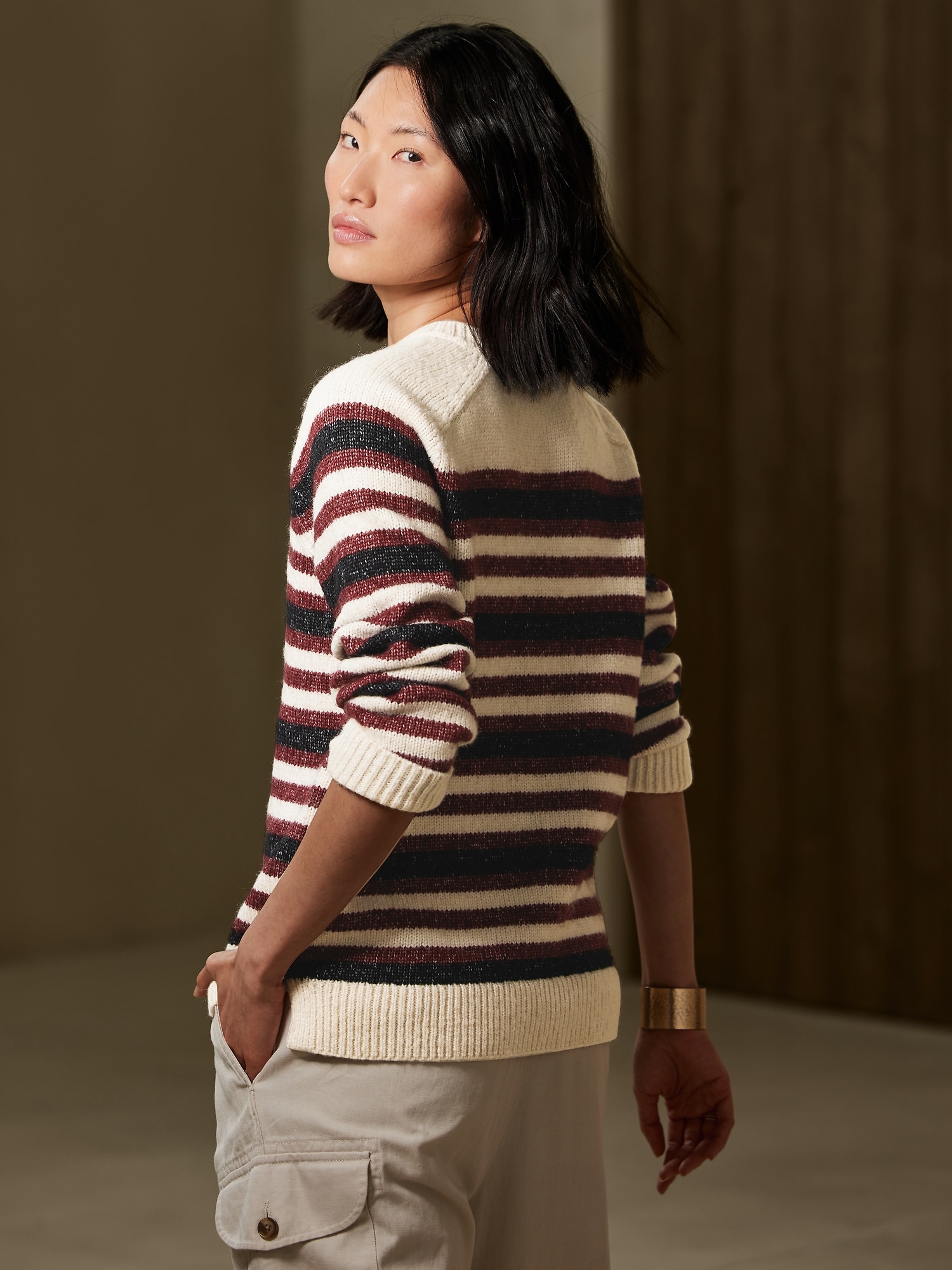 Stripe Pullover Sweater