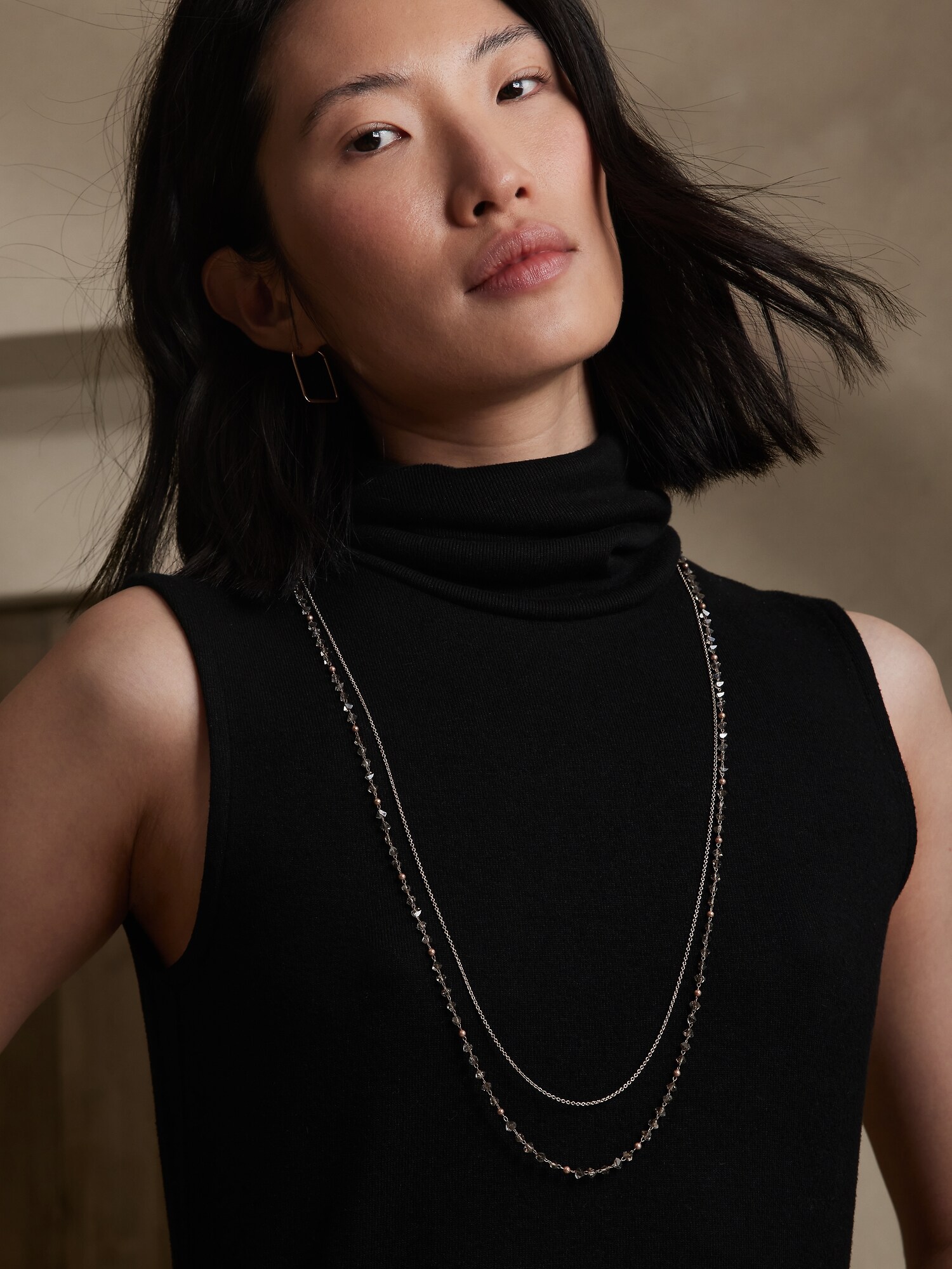 Double Layered Necklace | Banana Republic Factory