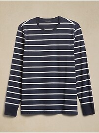 Cozy Jersey Striped Top