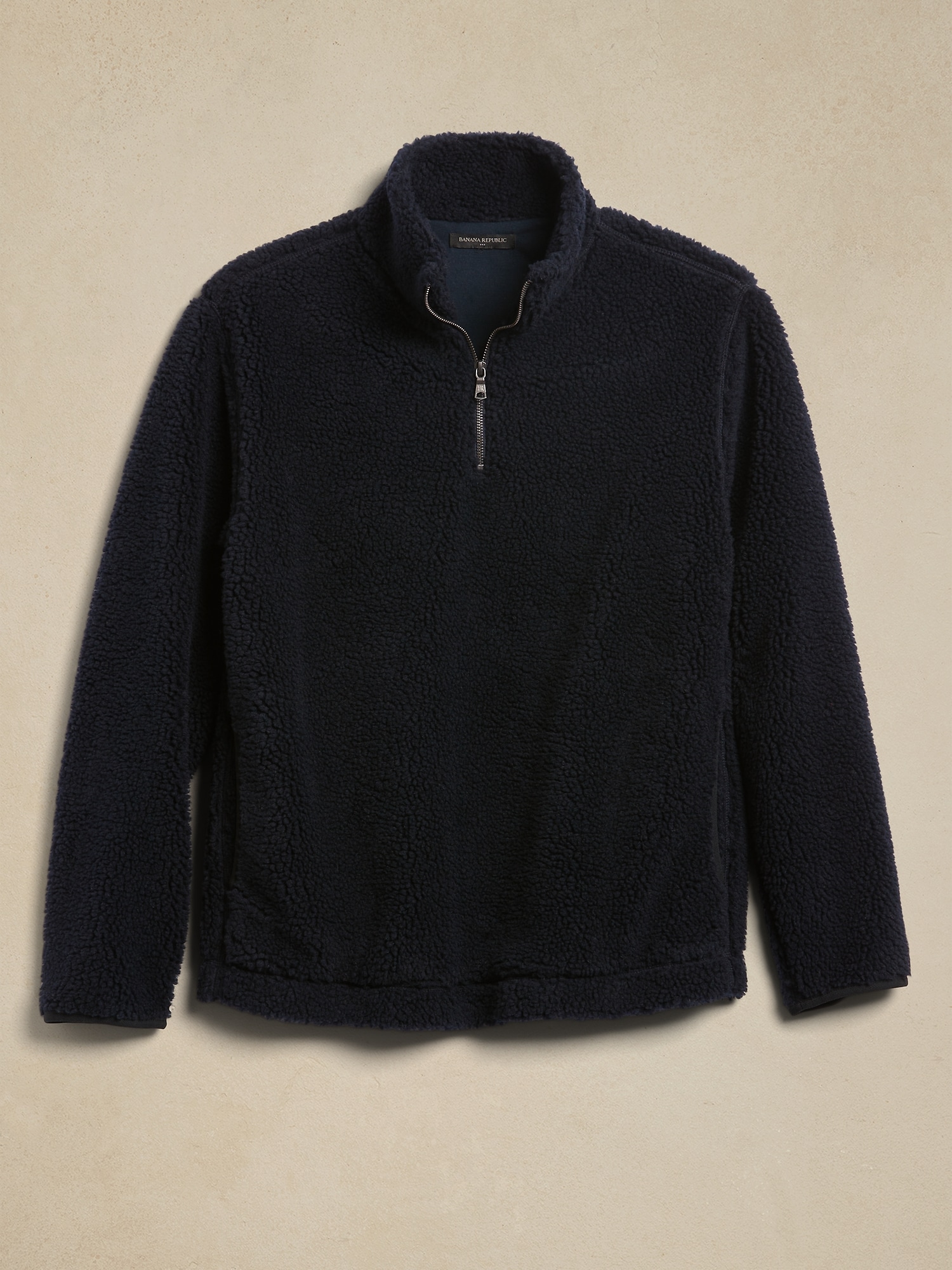 Sherpa Half-Zip Sweatshirt