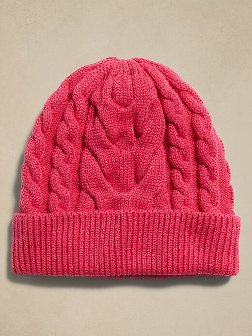Cable Knit Beanie | Banana Republic Factory display picture 1
