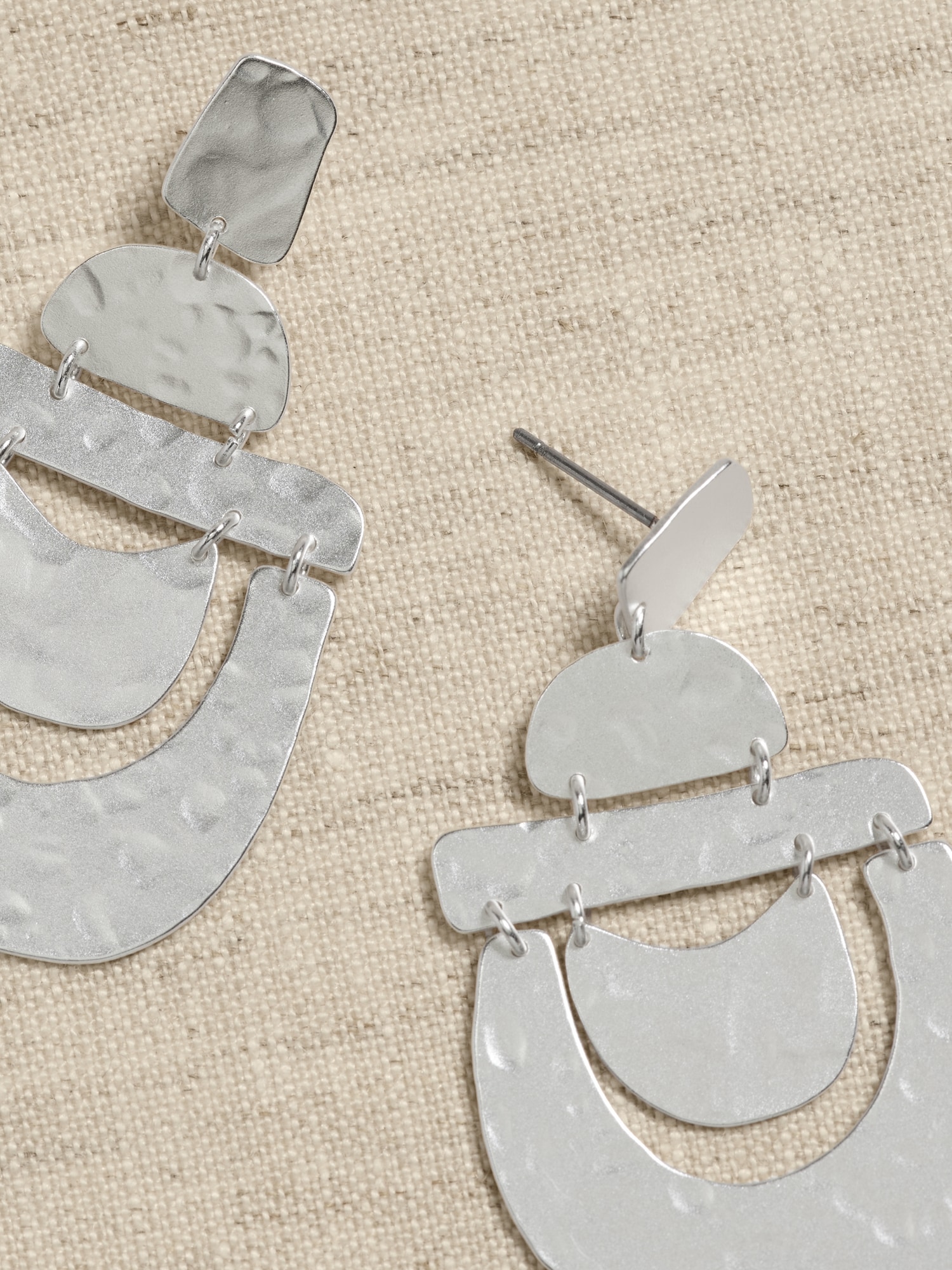 Geometric Pendant Earrings