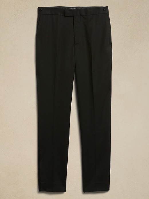 Image number 5 showing, Tailored-Fit Tuxedo Suit Trouser