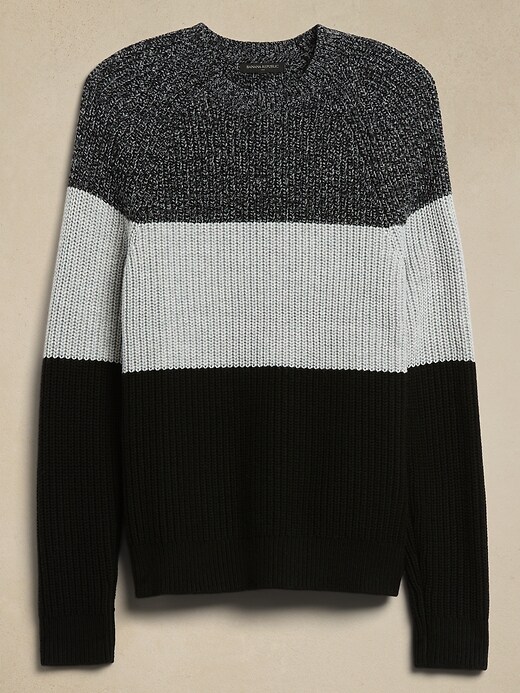 Image number 4 showing, Marled Colorblock Sweater
