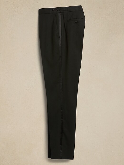 Image number 6 showing, Tailored-Fit Tuxedo Suit Trouser