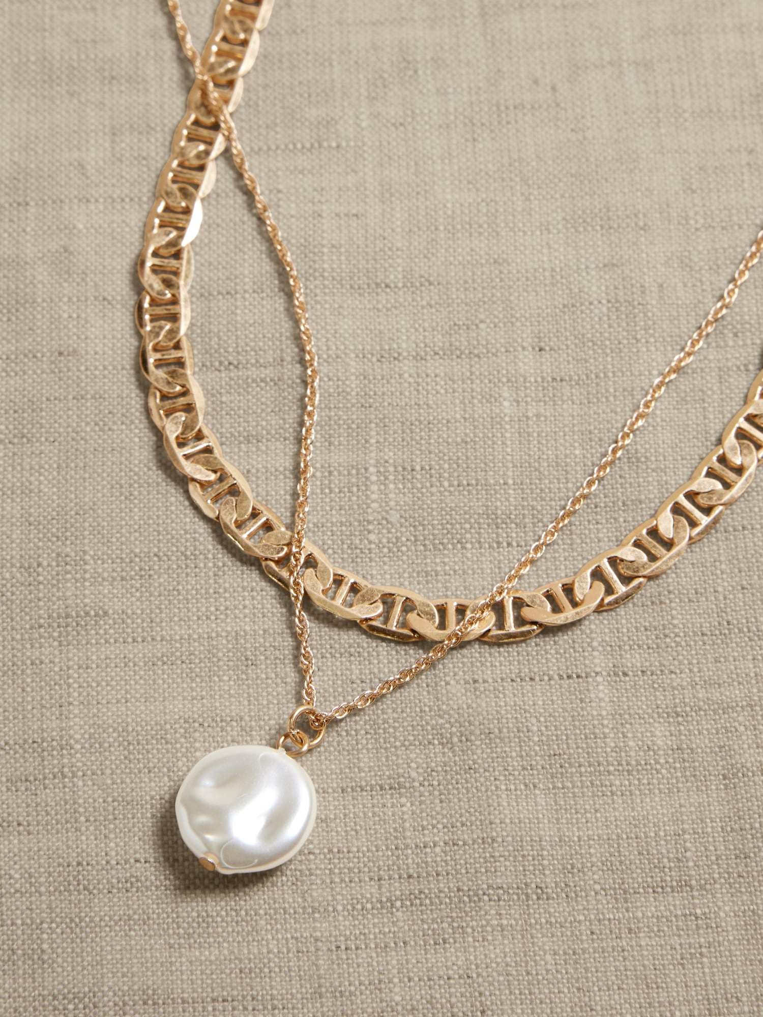 Mariner Pearl Necklace