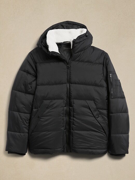 Image number 4 showing, Sherpa Collar Puffer