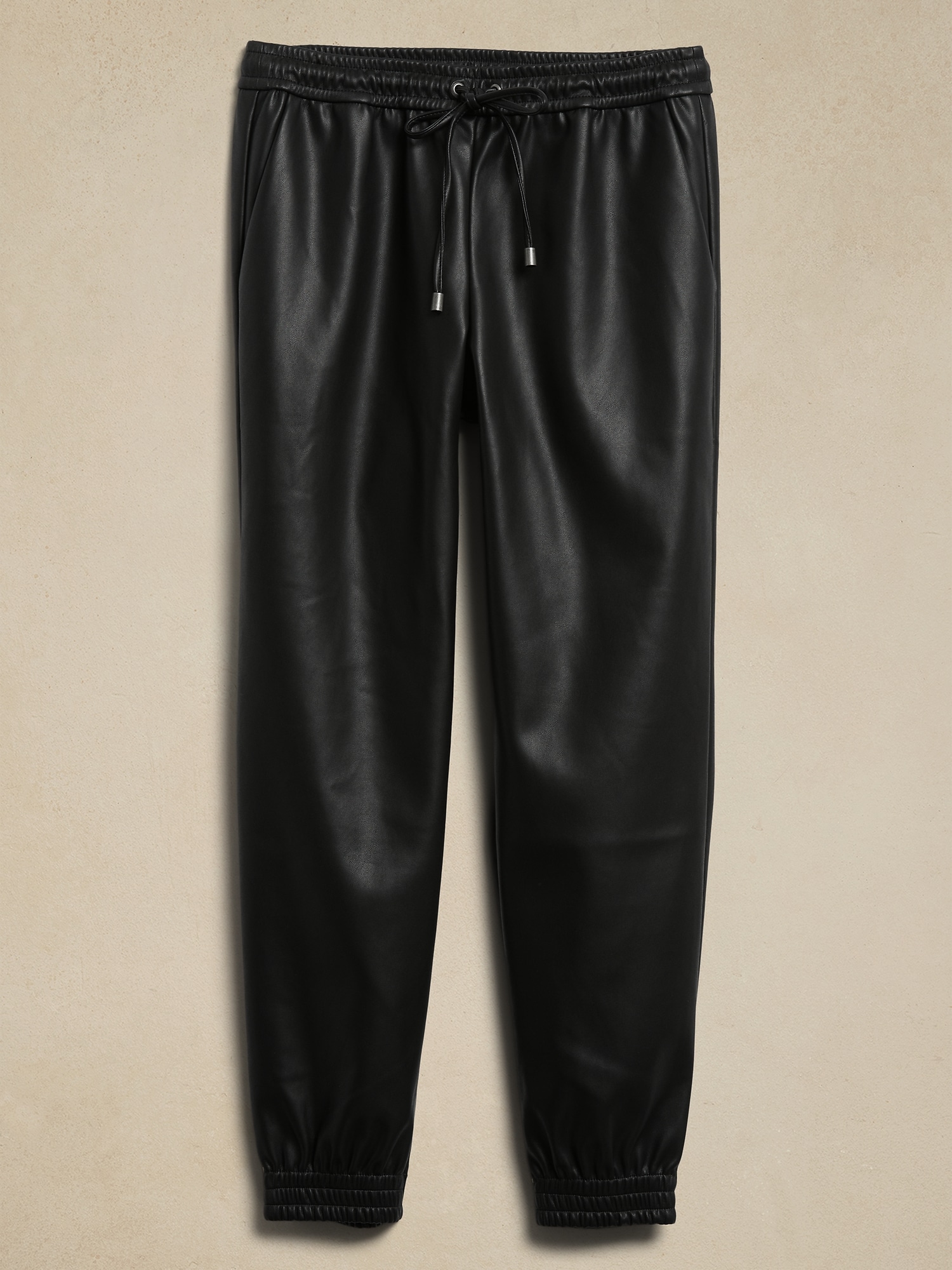 Vegan Leather Jogger