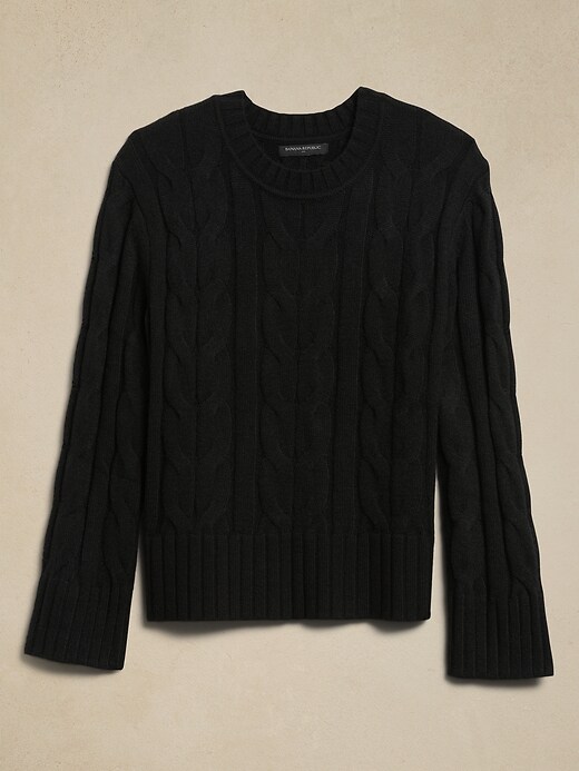 Image number 4 showing, Cable Pullover Sweater