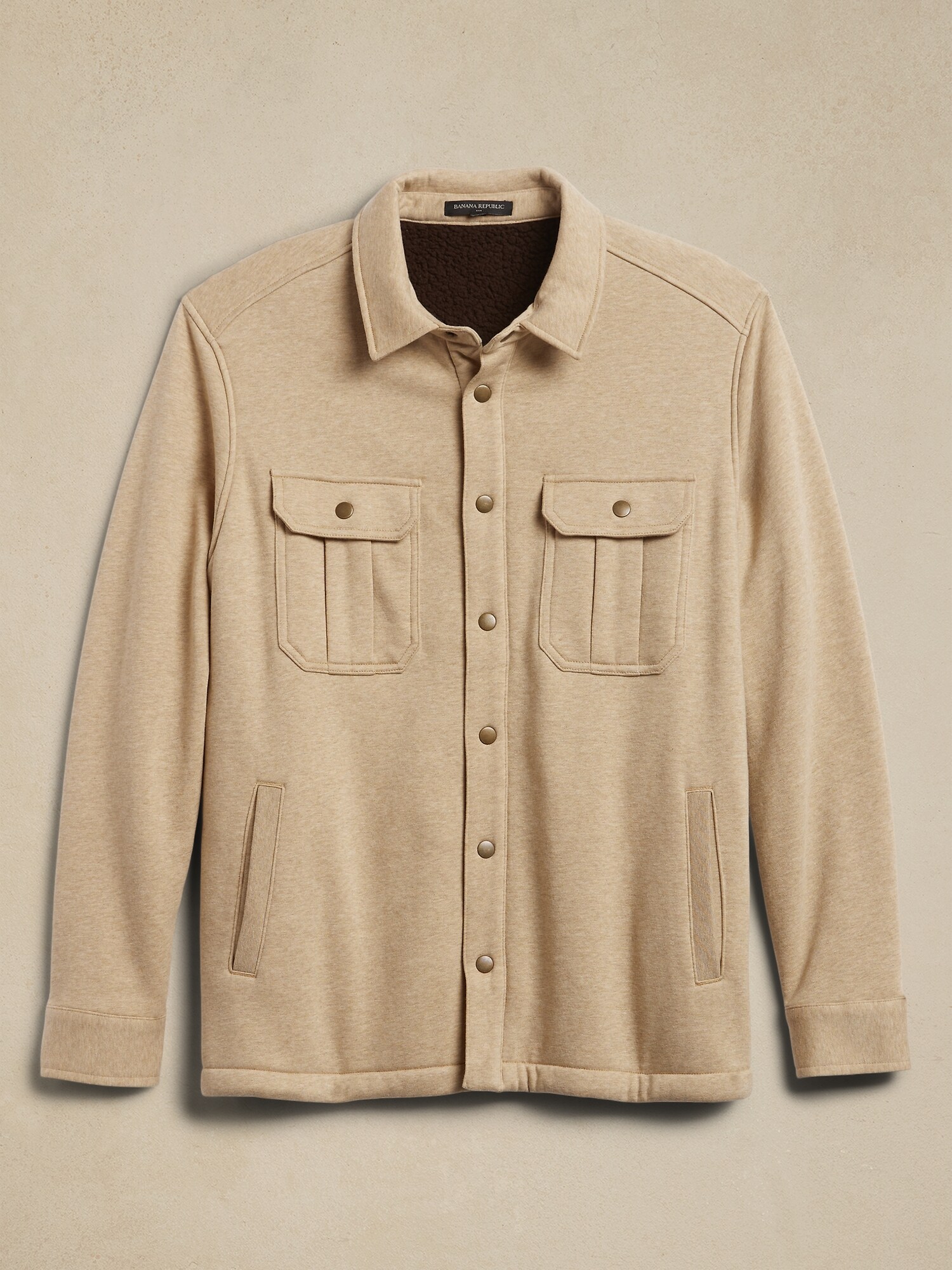 Sherpa Lined Shirt Jacket Banana Republic Factory sherpa-lined-shirt-jacket-banana-republic-factory