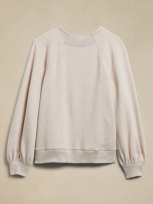 Fleece Mock-Neck Sweatshirt | Banana Republic Factory