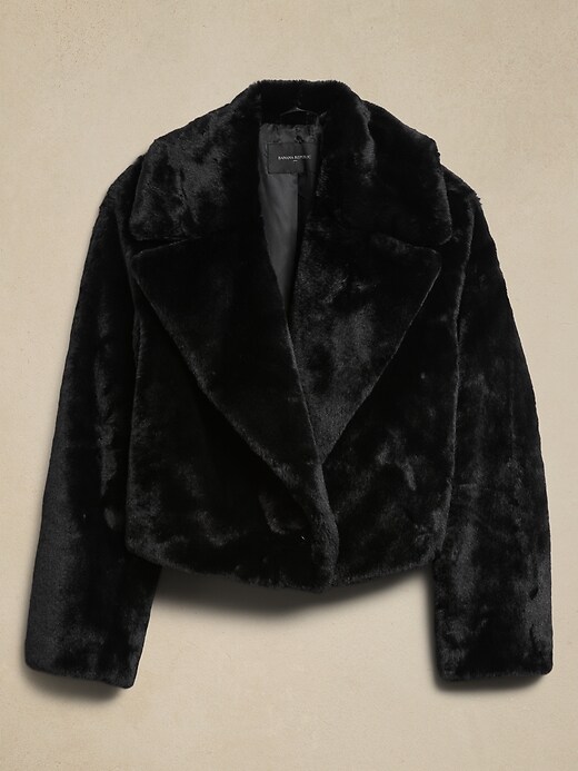 Image number 4 showing, Cropped Faux Fur Jacket