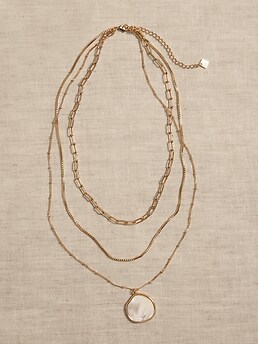 Mother of Pearl Necklace | Banana Republic Factory