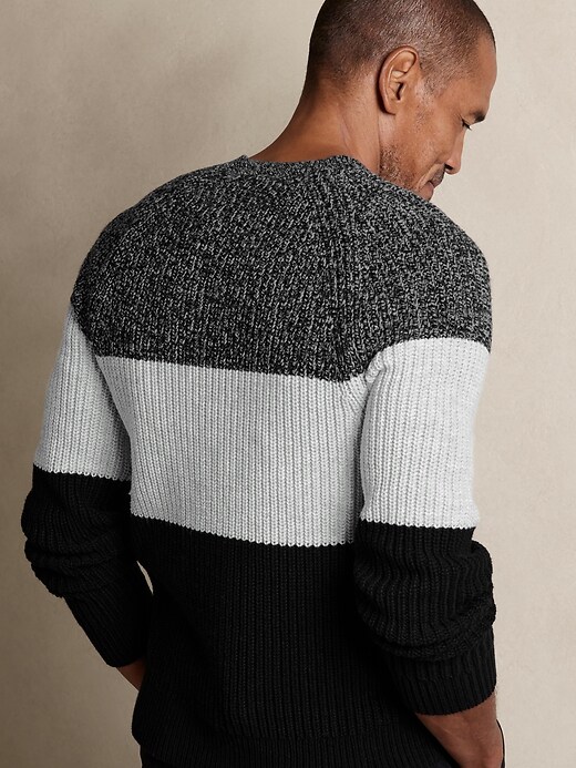 Image number 2 showing, Marled Colorblock Sweater