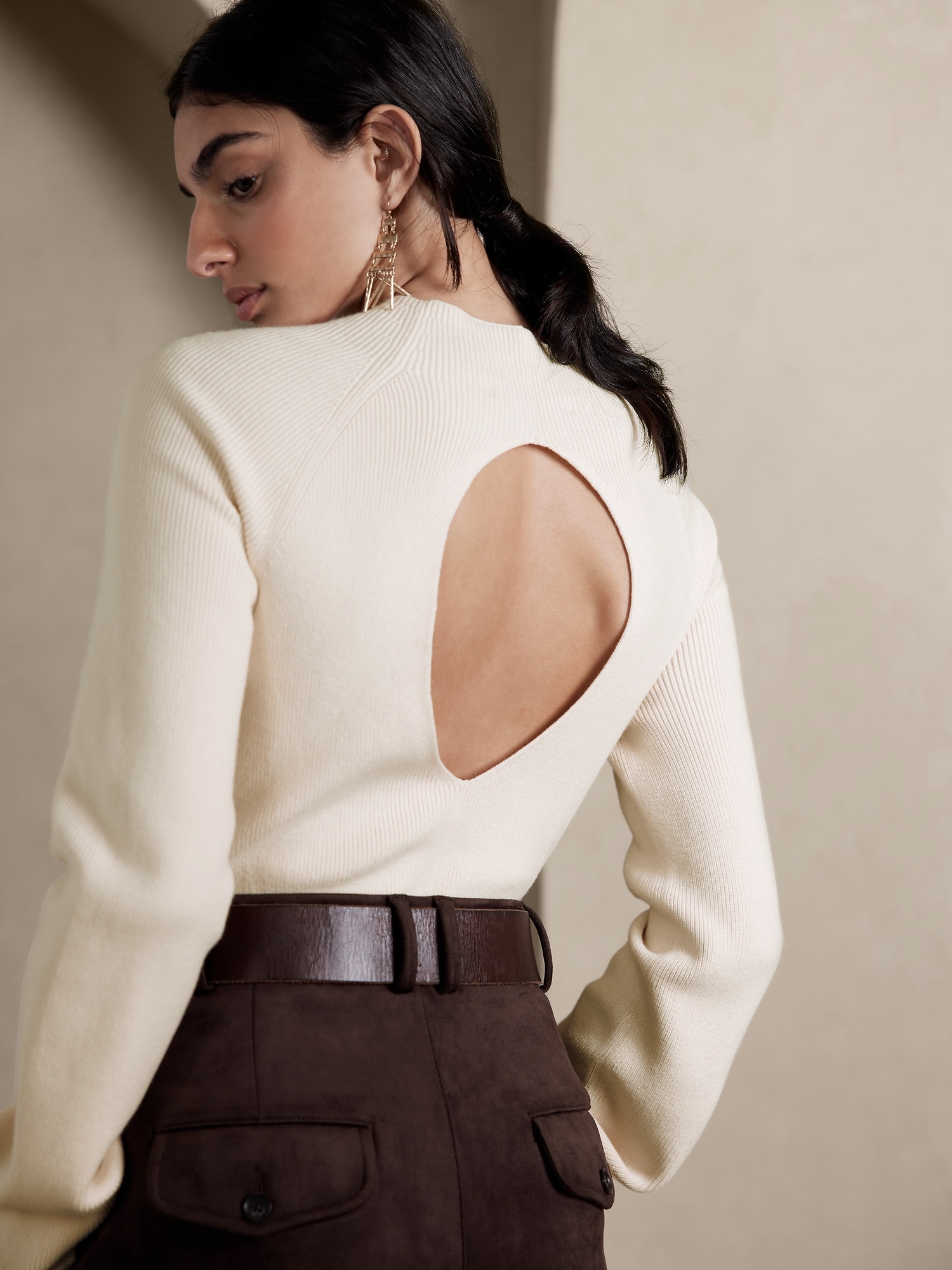 mock neck banana republic