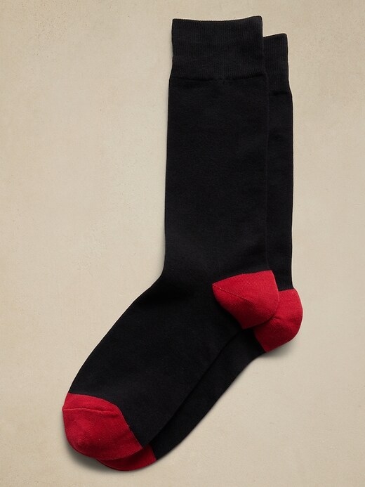 Trouser Color Block Sock