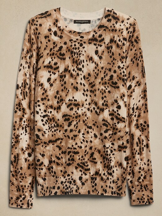Image number 4 showing, Cheetah Intarsia Sweater