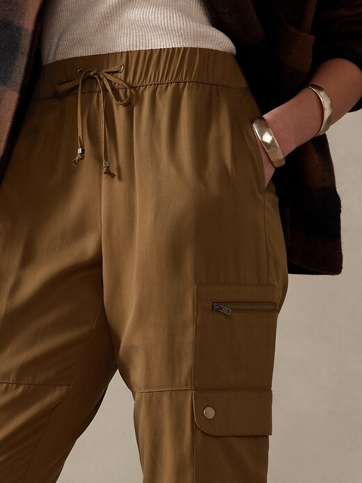 Image number 3 showing, Tencel Cargo Jogger
