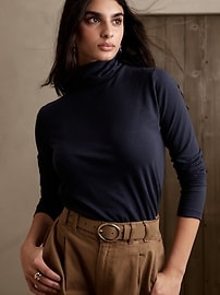 Hudson Timeless Turtleneck Top | Banana Republic Factory