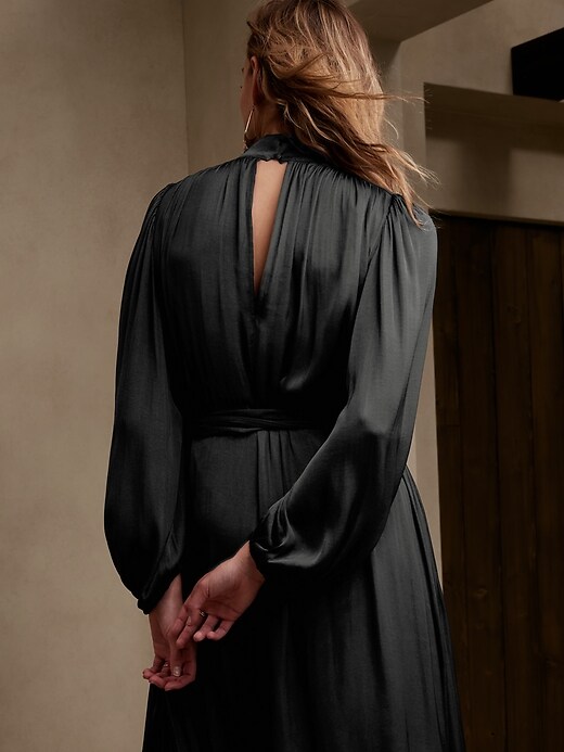 Image number 2 showing, Slit-Back Maxi Dress