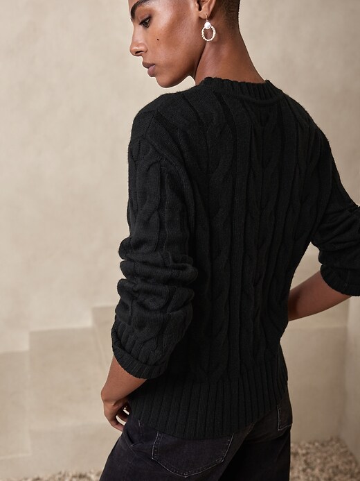 Image number 2 showing, Cable Pullover Sweater