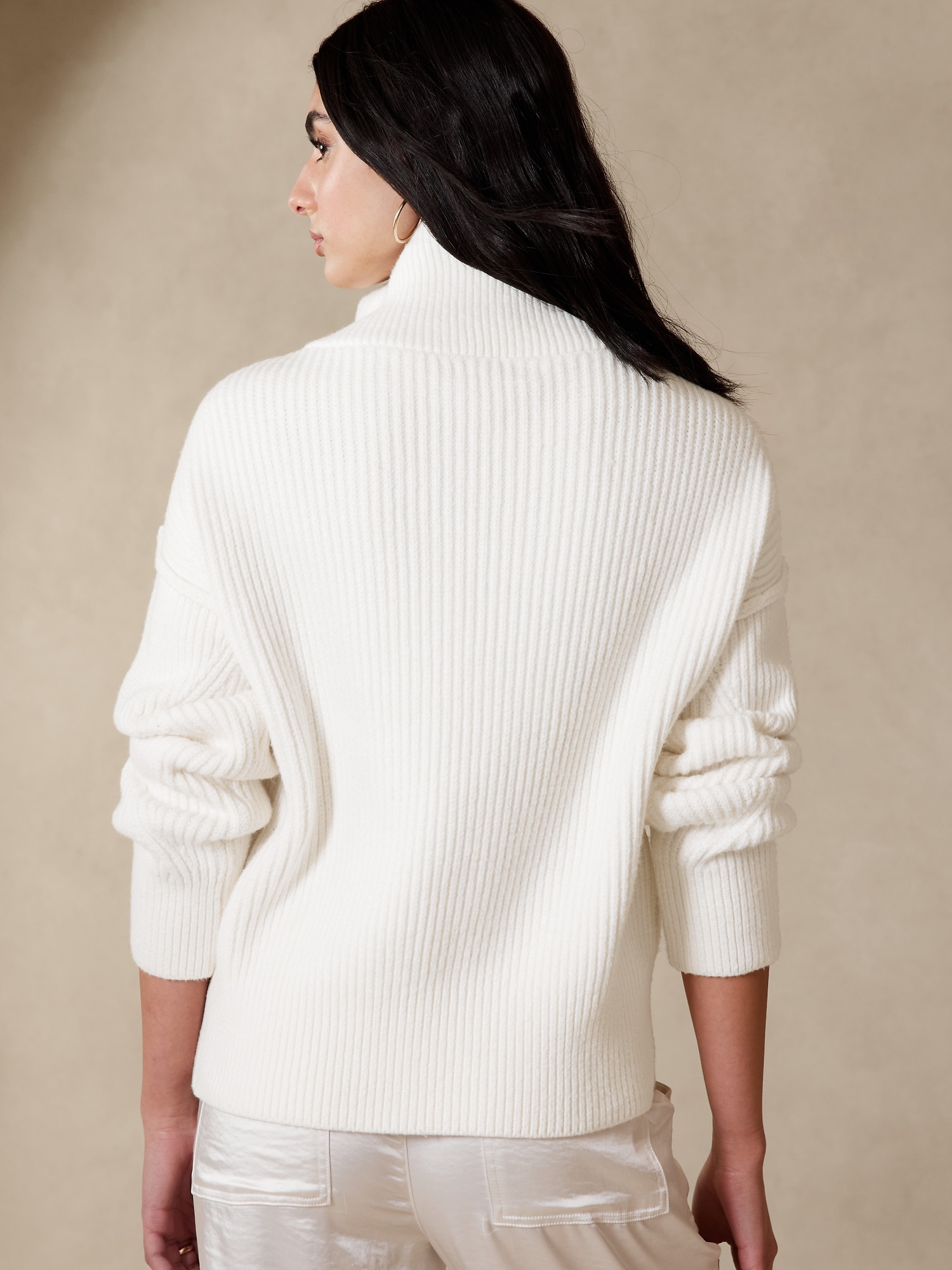 Chunky Half Zip Sweater | Banana Republic Factory