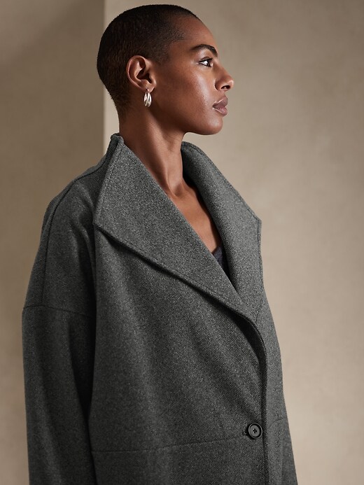 Image number 3 showing, Knit Cocoon Jacket