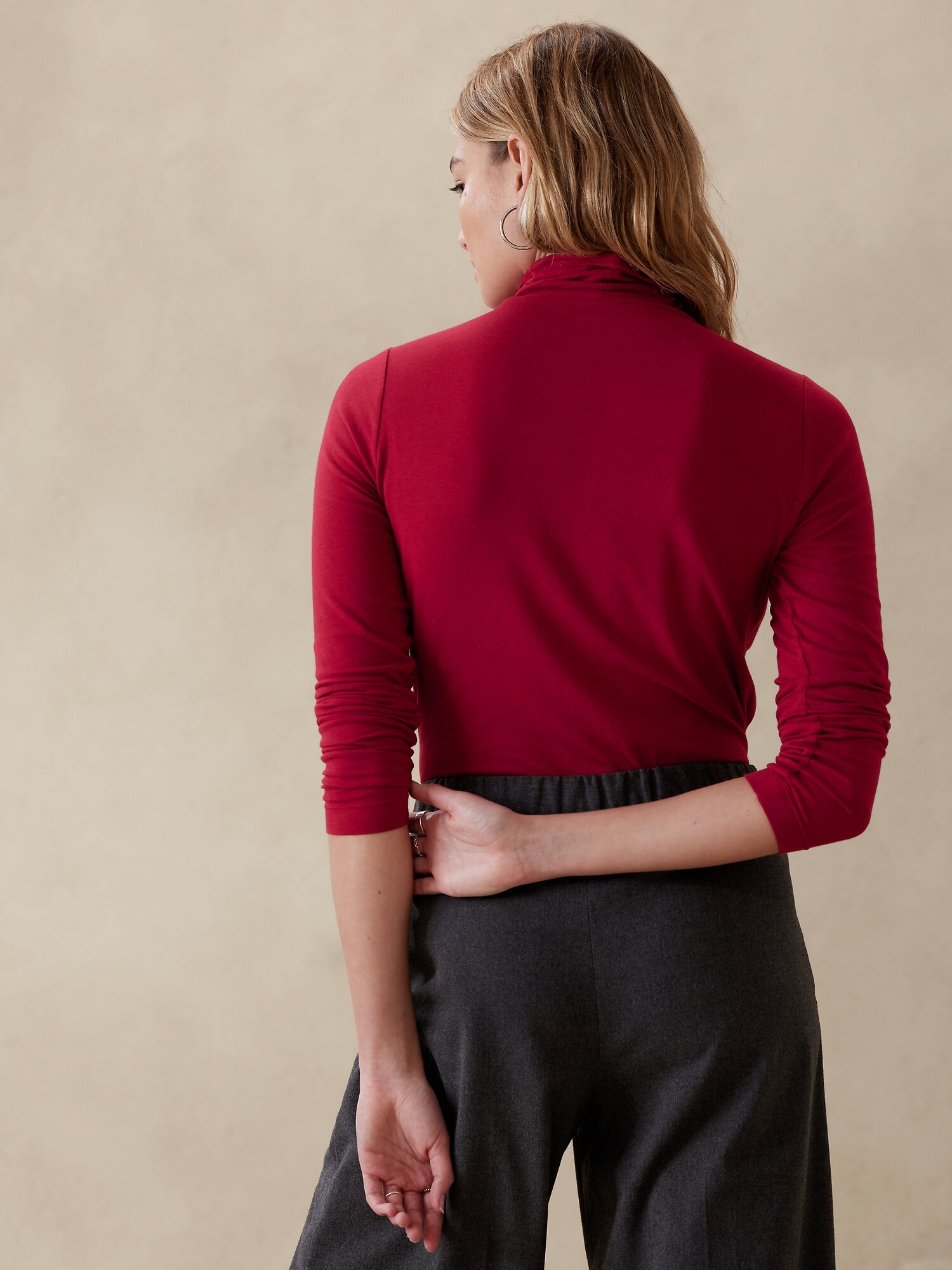 Hudson Timeless Turtleneck Top Banana Republic Factory