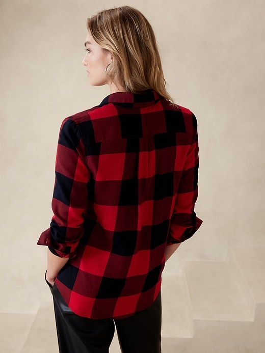 Boyfriend Flannel Shirt Banana Republic Factory