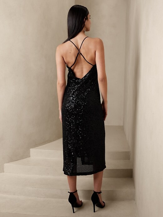 Image number 2 showing, Sequin Midi Dress