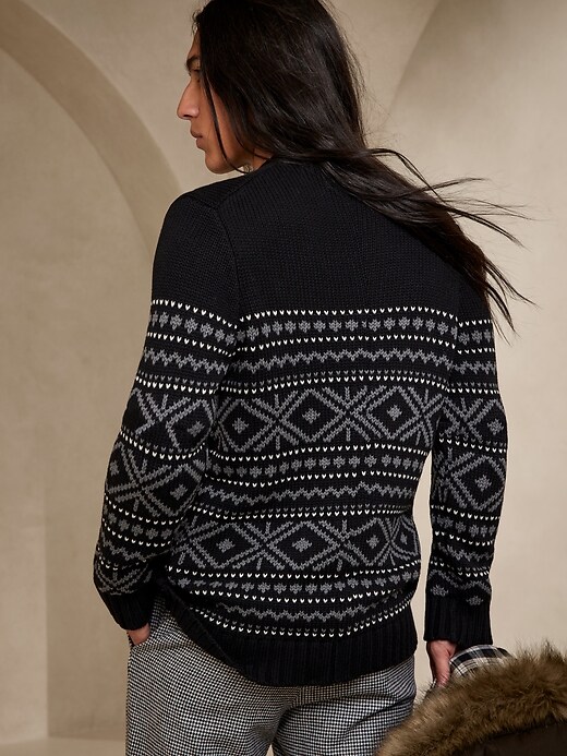 Image number 2 showing, Fairisle Sweater