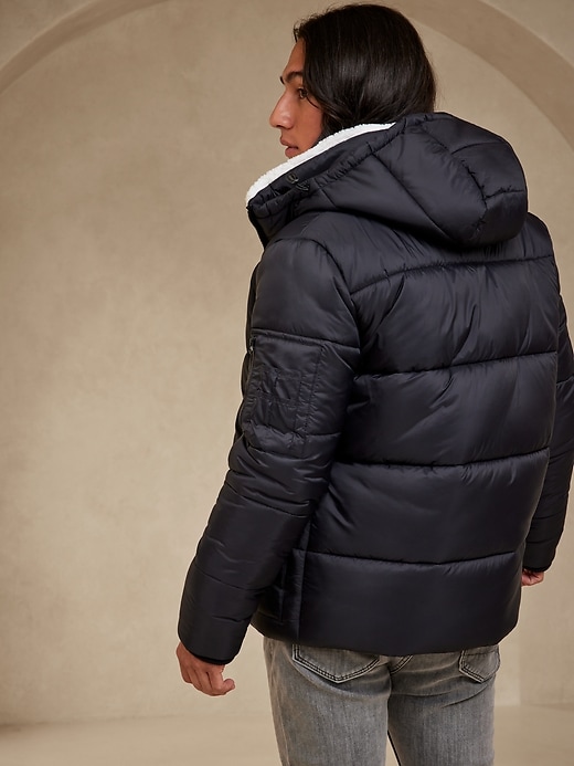 Image number 2 showing, Sherpa Collar Puffer