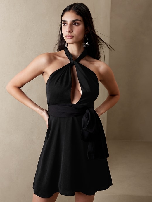 Satin Mini Dress | Banana Republic Factory