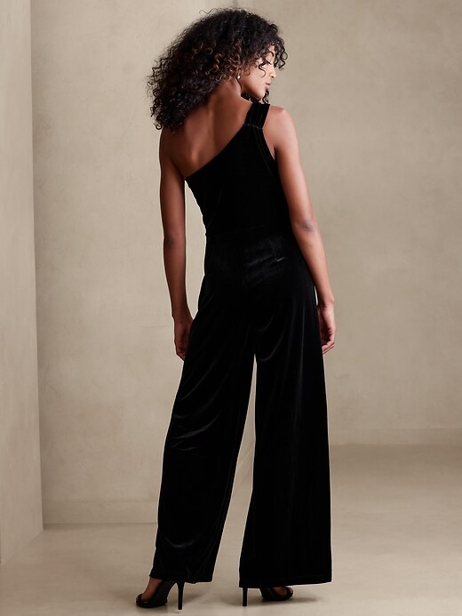 One-Shoulder Maxi Jumpsuit | Banana Republic Factory