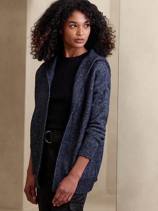 Banana republic navy cardigan best sale