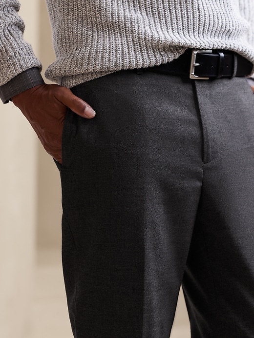Image number 3 showing, Tailored-Fit Wool Blend Trouser