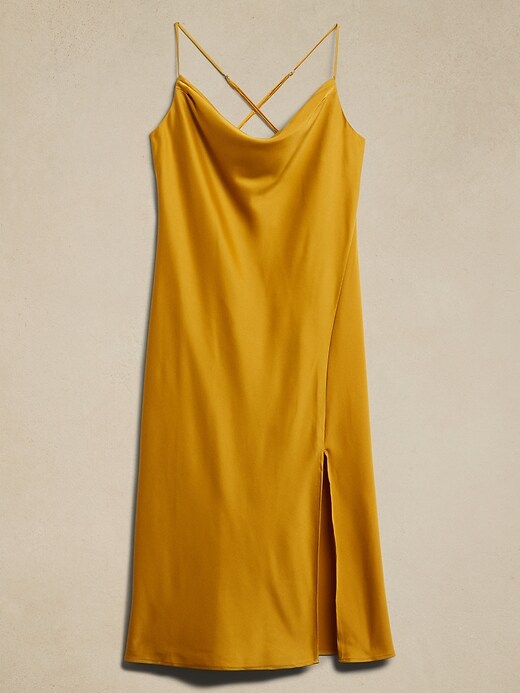 banana republic gold slip dress Black/Gold Ombré Lurex Bustier Gown with Train main image 0